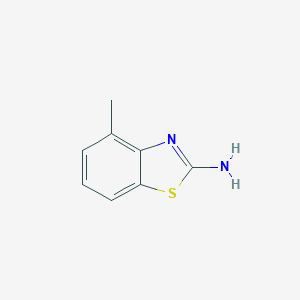 molecular formula C8H8N2S B075042 2-Amino-4-methylbenzothiazole CAS No. 1477-42-5