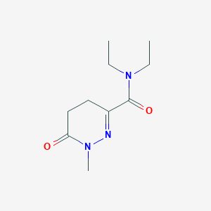 molecular formula C10H17N3O2 B7504365 N,N-diethyl-1-methyl-6-oxo-4,5-dihydropyridazine-3-carboxamide 