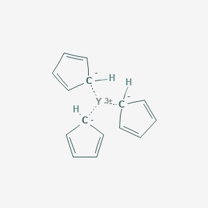 molecular formula C15H15Y B075056 tris(cyclopenta-1,3-diene);yttrium(3+) CAS No. 1294-07-1