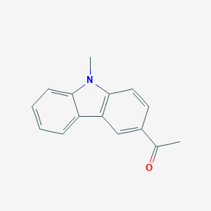 molecular formula C15H13NO B075060 3-乙酰-9-甲基咔唑 CAS No. 1484-05-5
