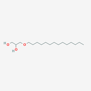 molecular formula C17H36O3 B075062 Myristyl glyceryl ether CAS No. 1561-06-4