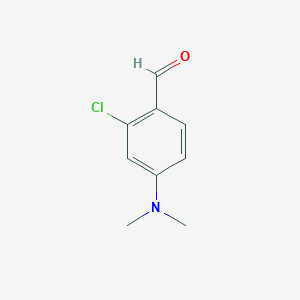 molecular formula C9H10ClNO B075067 2-Chloro-4-(dimethylamino)benzaldehyde CAS No. 1424-66-4