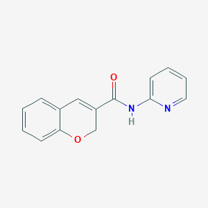 molecular formula C15H12N2O2 B7507429 N-pyridin-2-yl-2H-chromene-3-carboxamide 