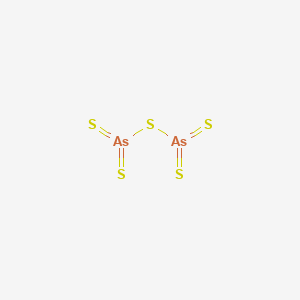 molecular formula As2S5 B075078 Arsenic pentasulfide CAS No. 1303-34-0