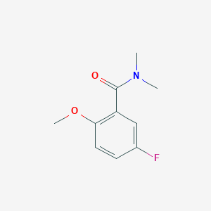molecular formula C10H12FNO2 B7507919 5-fluoro-2-methoxy-N,N-dimethylbenzamide 