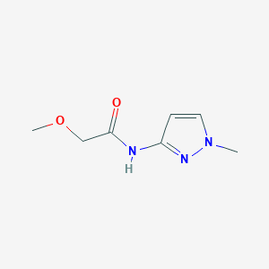 molecular formula C7H11N3O2 B7507965 2-methoxy-N-(1-methylpyrazol-3-yl)acetamide 