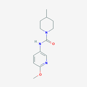 molecular formula C13H19N3O2 B7508288 N-(6-methoxypyridin-3-yl)-4-methylpiperidine-1-carboxamide 