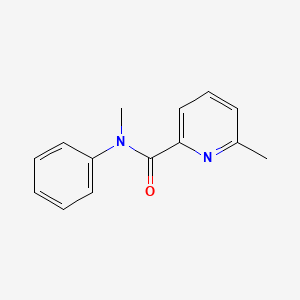 molecular formula C14H14N2O B7508681 N,6-dimethyl-N-phenylpyridine-2-carboxamide 