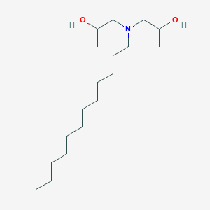 molecular formula C18H39NO2 B075087 1,1'-(Dodecylimino)dipropan-2-ol CAS No. 1541-66-8