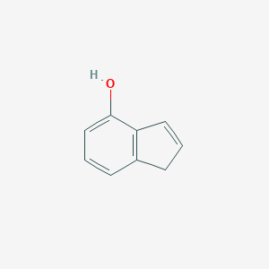molecular formula C9H8O B075103 1H-Inden-4-ol CAS No. 1194-60-1