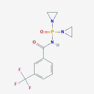 Benzamide, N-(bis(1-aziridinyl)phosphinyl)-m-trifluoromethyl-