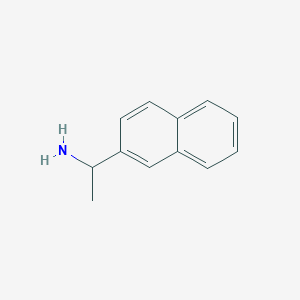 molecular formula C12H13N B075123 1-(naphthalen-2-yl)ethanamine CAS No. 1201-74-7