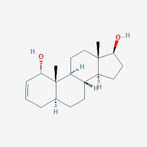 molecular formula C19H30O2 B075127 5alpha-Androst-2-ene-1alpha,17beta-diol CAS No. 1229-06-7