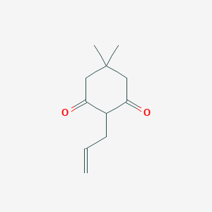 molecular formula C11H16O2 B075128 5,5-Dimethyl-2-prop-2-enylcyclohexane-1,3-dione CAS No. 1131-02-8