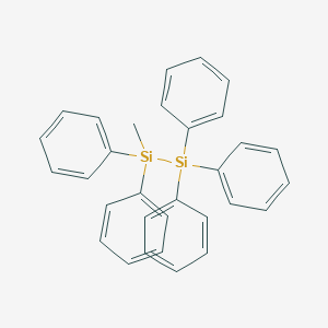 molecular formula C31H28Si2 B075133 Disilane, methylpentaphenyl- CAS No. 1450-22-2