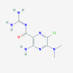 molecular formula C8H13Cl2N7O B075135 5-Dimethylamiloride CAS No. 1214-79-5