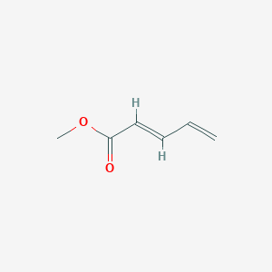 molecular formula C6H8O2 B075137 Methyl penta-2,4-dienoate CAS No. 1515-75-9