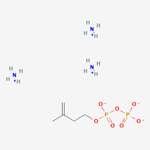 molecular formula C5H21N3O7P2 B075142 Dimethylallyl Pyrophosphate (triammonium salt) CAS No. 1186-30-7