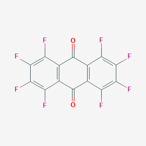 molecular formula C14F8O2 B075143 Octafluoroanthraquinone CAS No. 1580-18-3