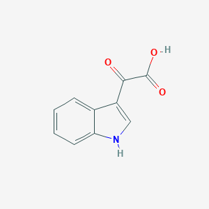 molecular formula C10H7NO3 B075151 3-Indoleglyoxylic acid CAS No. 1477-49-2