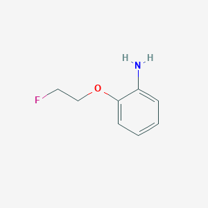molecular formula C8H10FNO B075154 2-(2-氟乙氧基)苯胺 CAS No. 1547-11-1