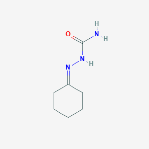 molecular formula C7H13N3O B075161 2-Cyclohexylidenehydrazinecarboxamide CAS No. 1589-61-3