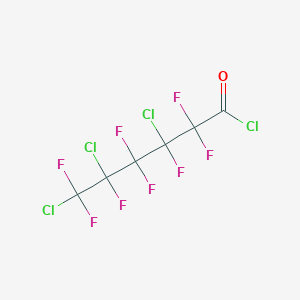molecular formula C6Cl4F8O B075165 3,5,6-Trichlorooctafluorohexanoyl chloride CAS No. 1422-98-6