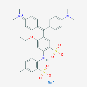 molecular formula C32H34N3NaO7S2 B075185 C.I. Acid Violet 15 CAS No. 1324-50-1