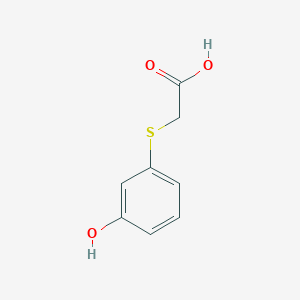 molecular formula C8H8O3S B7518643 (3-Hvdroxy-phenylsulfanyl)-acetic acid 