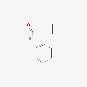 molecular formula C11H12O B075188 1-phenylcyclobutanecarbaldehyde CAS No. 1469-83-6