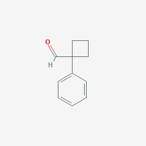 molecular formula C11H12O B075188 1-Phenyl-cyclobutanecarbaldehyde CAS No. 1469-83-6