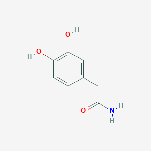 molecular formula C8H9NO3 B075205 2-(3,4-二羟基苯基)乙酰胺 CAS No. 1129-53-9