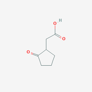 molecular formula C7H10O3 B075209 2-(2-氧代环戊基)乙酸 CAS No. 1460-38-4