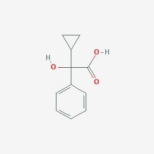 molecular formula C11H12O3 B075216 alpha-Cyclopropylmandelic acid CAS No. 1460-46-4