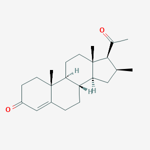 molecular formula C22H32O2 B075217 16β-甲基孕酮 CAS No. 1424-09-5