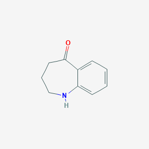 molecular formula C10H11NO B075218 1,2,3,4-Tetrahydro-benzo[b]azepin-5-one CAS No. 1127-74-8