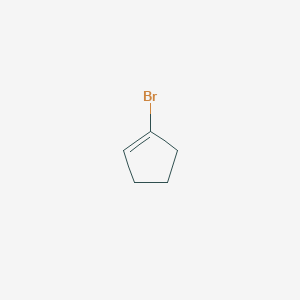 molecular formula C5H7Br B075223 1-Bromocyclopent-1-ene CAS No. 1192-04-7