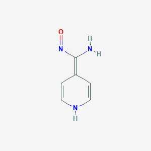 molecular formula C6H7N3O B075245 异烟酰胺肟 CAS No. 1594-57-6