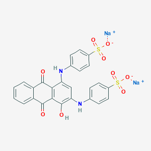 molecular formula C26H16N2Na2O9S2 B075258 C.I. Mordant Black 13 CAS No. 1324-21-6
