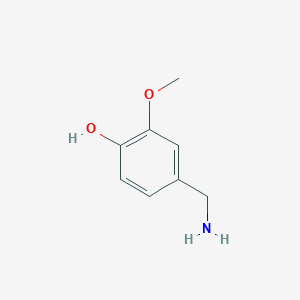 molecular formula C8H11NO2 B075263 Vanillylamine CAS No. 1196-92-5