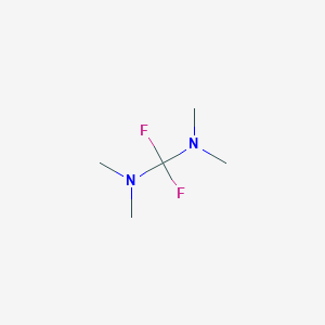 molecular formula C5H12F2N2 B075276 1,1-difluoro-N,N,N',N'-tetramethylmethanediamine CAS No. 1426-10-4