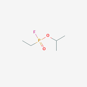 molecular formula C5H12FO2P B075285 Isopropoxy-ethyl-phosphoryl fluoride CAS No. 1189-87-3
