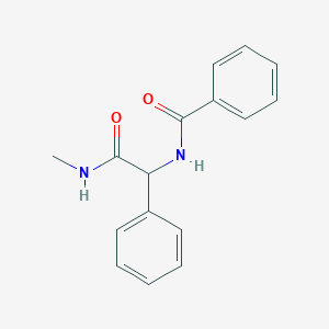 molecular formula C16H16N2O2 B7529431 N-[2-(methylamino)-2-oxo-1-phenylethyl]benzamide 