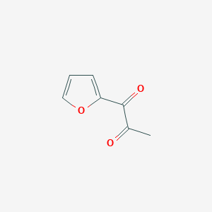 molecular formula C7H6O3 B075299 1-(2-呋喃基)丙烷-1,2-二酮 CAS No. 1438-92-2