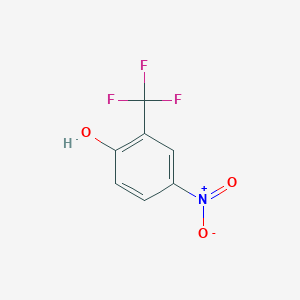 molecular formula C7H4F3NO3 B075305 4-Nitro-2-(trifluoromethyl)phenol CAS No. 1548-61-4