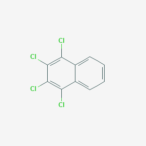 molecular formula C10H4Cl4 B075306 1,2,3,4-Tetrachloronaphthalene CAS No. 1335-88-2