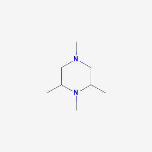 molecular formula C8H18N2 B075307 1,2,4,6-Tetramethylpiperazine CAS No. 1123-66-6