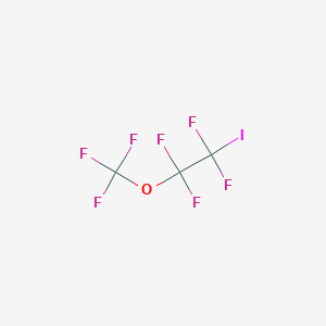 molecular formula C3F7IO B075313 2-Iodo-1-(trifluoromethoxy)tetrafluoroethane CAS No. 1561-52-0