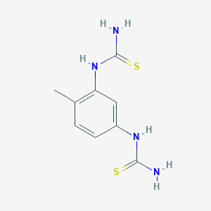 molecular formula C9H12N4S2 B075315 Urea, 1,3-(4-methyl-1,3-phenylene)bis(2-thio- CAS No. 1519-71-7