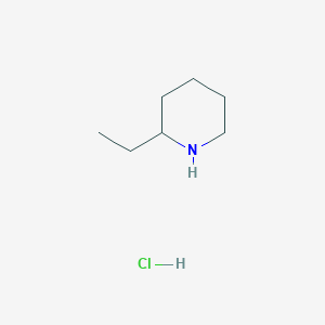 molecular formula C7H16ClN B075316 2-乙基哌啶盐酸盐 CAS No. 1484-99-7